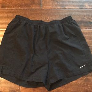 black nike shorts